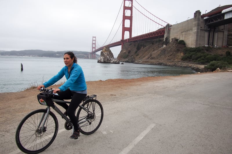 Lo mejor que puedes hacer en San Francisco es alquilar una bicicleta y ir a recorrer la ciudad.